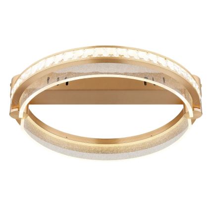 Globo - LED dimmbare Kristall-Deckenleuchte LED/36W/230V 2700K-6000K + Fernbedienung