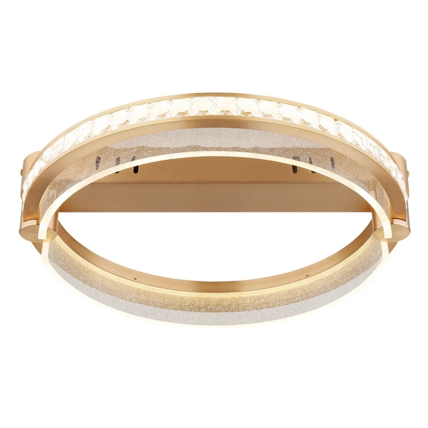 Globo - LED dimmbare Kristall-Deckenleuchte LED/36W/230V 2700K-6000K + Fernbedienung