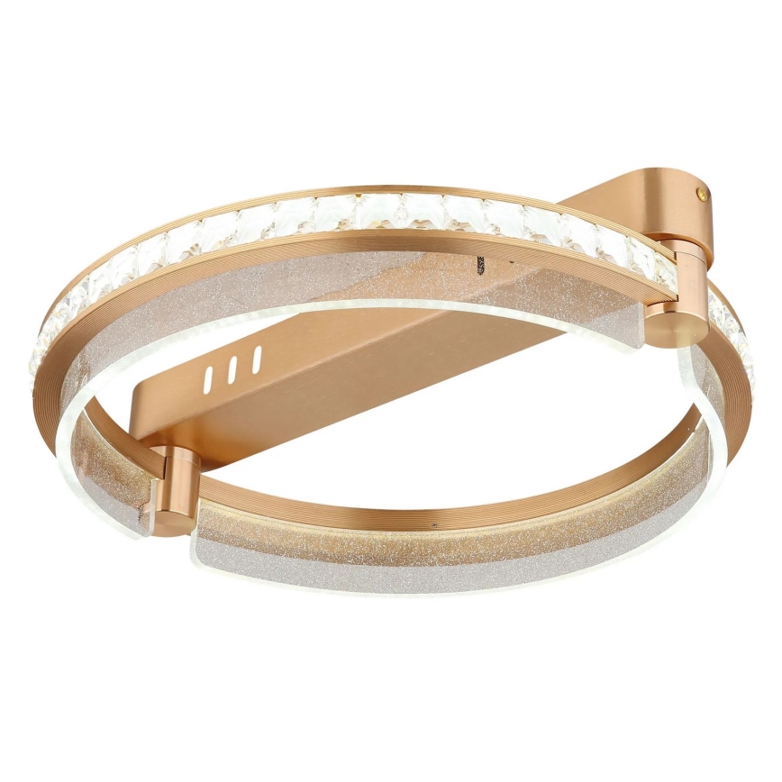 Globo - LED dimmbare Kristall-Deckenleuchte LED/36W/230V 2700K-6000K + Fernbedienung