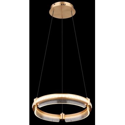 Globo - LED dimmbarer Kristall-Pendelleuchter an Kabel LED/36W/230V 2700K-6000K + Fernbedienung