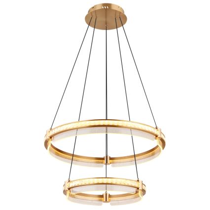 Globo - LED dimmbarer Kristall-Pendelleuchter an Kabel LED/78W/230V 2700K-6000K + Fernbedienung