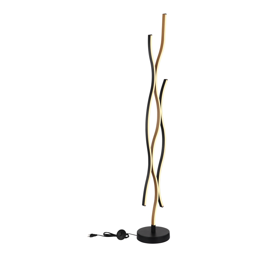 Globo - LED-Stehleuchte LED/28W/230V 3000K schwarz/golden