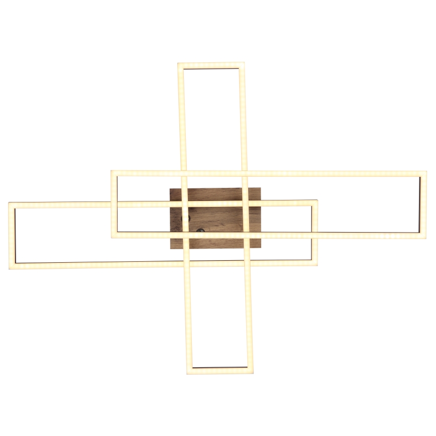 Globo - LED-Deckenleuchte LED/40W/230V 3000K 60x80 cm schwarz