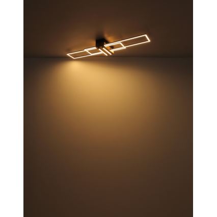 Globo - LED-Deckenleuchte LED/40W/230V 3000K 25x100 cm schwarz