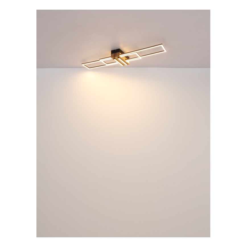 Globo - LED-Deckenleuchte LED/40W/230V 3000K 25x100 cm schwarz