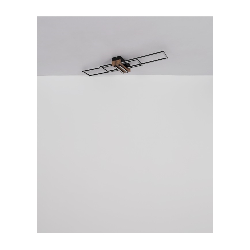 Globo - LED-Deckenleuchte LED/40W/230V 3000K 25x100 cm schwarz