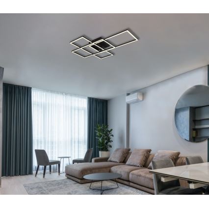 Globo - LED dimmbare Deckenleuchte LED/40W/230V 2700-6500K 51x74 cm Wi-Fi Tuya + Fernbedienung