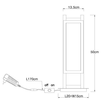 Globo - LED-Tischlampe LED/20W/230V