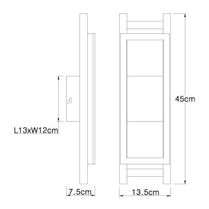 Globo - LED-Wandbeleuchtung LED/10W/230V