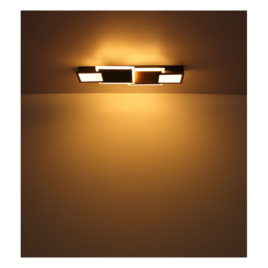 Globo 67279-30 - LED-Deckenleuchte CAROLINE LED/30W/230V 25x71,5 cm beige/schwarz