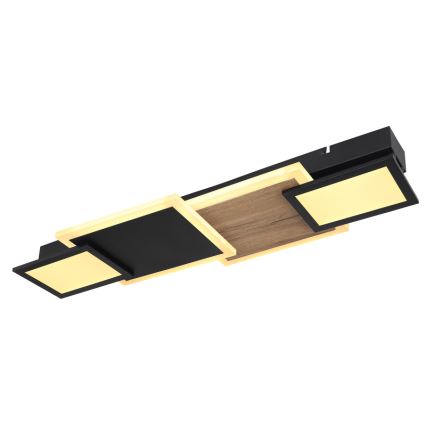 Globo 67279-30 - LED-Deckenleuchte CAROLINE LED/30W/230V 25x71,5 cm beige/schwarz