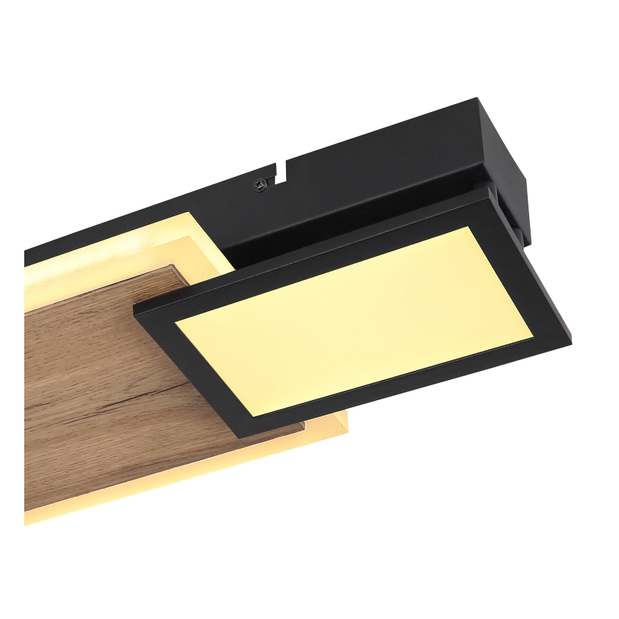 Globo 67279-30 - LED-Deckenleuchte CAROLINE LED/30W/230V 25x71,5 cm beige/schwarz