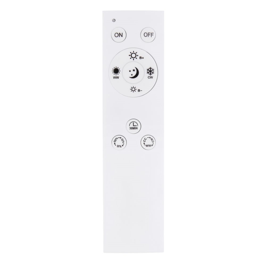 Globo - Dimmbare LED-Deckenleuchte LED/22W/230V 2700-6000K + Fernbedienung