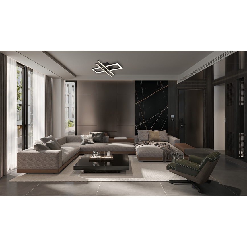 Globo - LED-Deckenleuchte LED/24W/230V 4000K schwarz