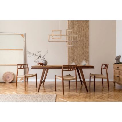 Globo 67287H1 - LED-Pendelleuchte an Kabel MANDERA LED/40W/230V braun