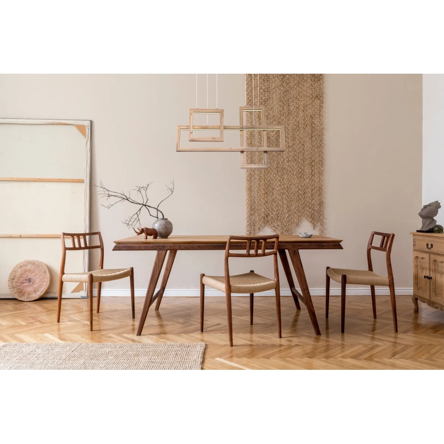 Globo 67287H1 - LED-Pendelleuchte an Kabel MANDERA LED/40W/230V braun