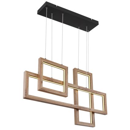 Globo 67287H1 - LED-Pendelleuchte an Kabel MANDERA LED/40W/230V braun