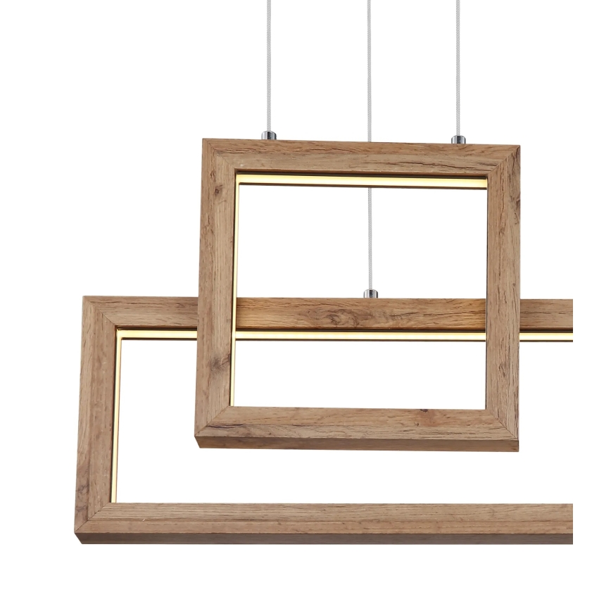 Globo 67287H1 - LED-Pendelleuchte an Kabel MANDERA LED/40W/230V braun