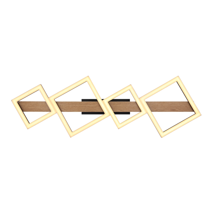 Globo - LED-Deckenleuchte LED/35W/230V 3000K braun