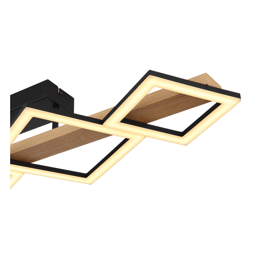 Globo - LED-Deckenleuchte LED/35W/230V 3000K braun