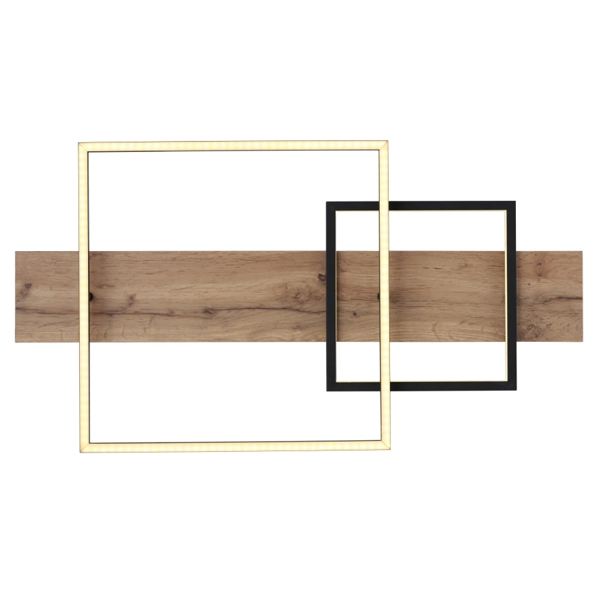 Globo 67289D1 - LED-Deckenleuchte VANNI LED/24W/230V 40x75 cm braun/schwarz