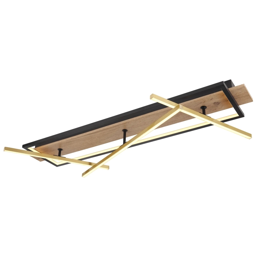 Globo 67296D2 - LED-Deckenleuchte BEATRIX LED/48W/230V 60,5x100 cm braun