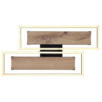 Globo 67299D1 - LED Deckenleuchte COLLI LED/48W/230V 52x60 cm braun/schwarz