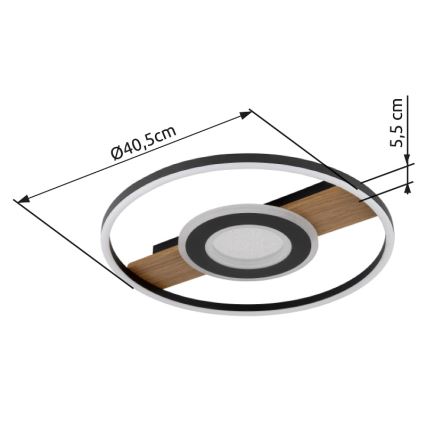 Globo - LED-Deckenleuchte LED/24W/230V
