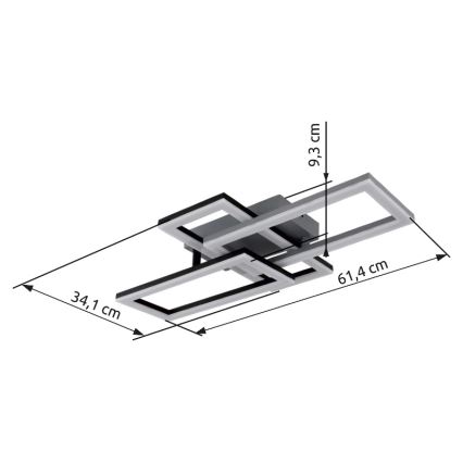 Globo - LED-Deckenleuchte LED/24W/230V