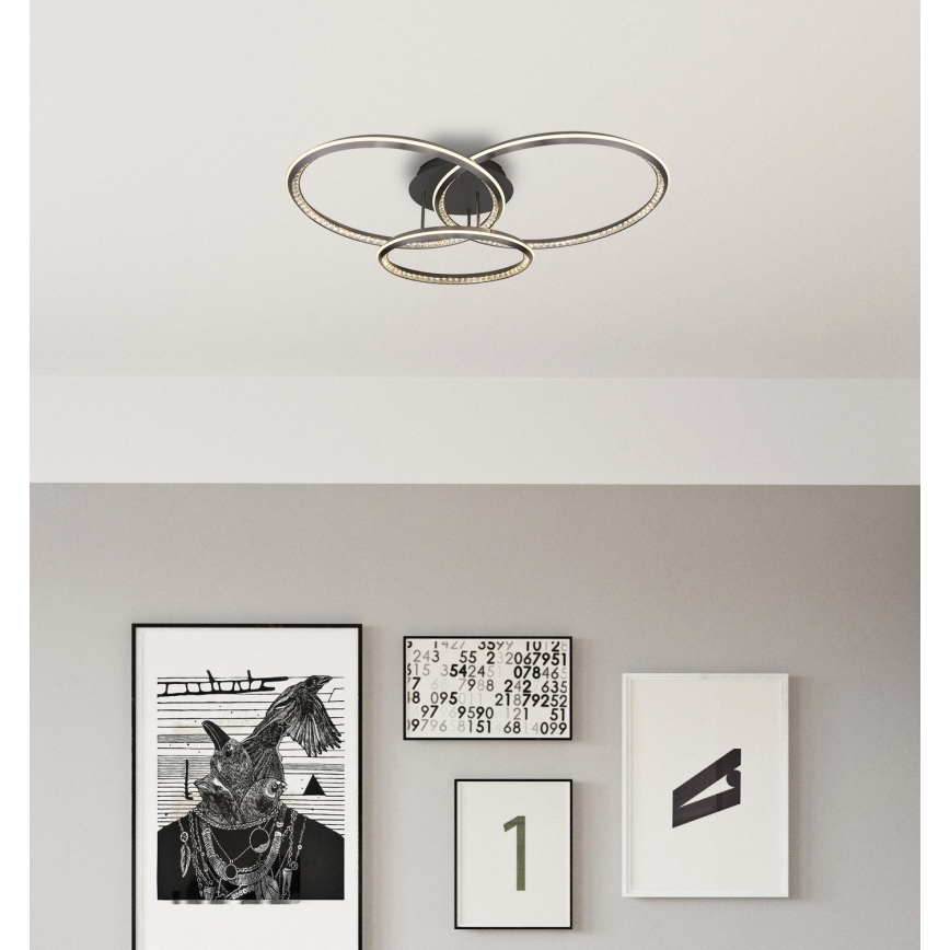 Globo - LED-dimmbare Deckenleuchte LED/72W/230V 2700-6000K 109,5x80,5 cm + Fernbedienung