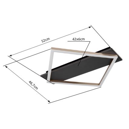 Globo - LED-Deckenleuchte LED/18W/230V