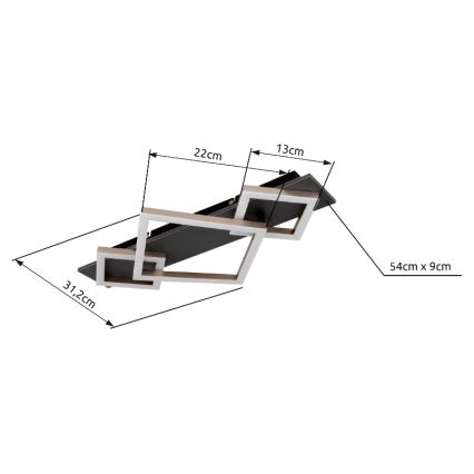 Globo - LED-Deckenleuchte LED/24W/230V