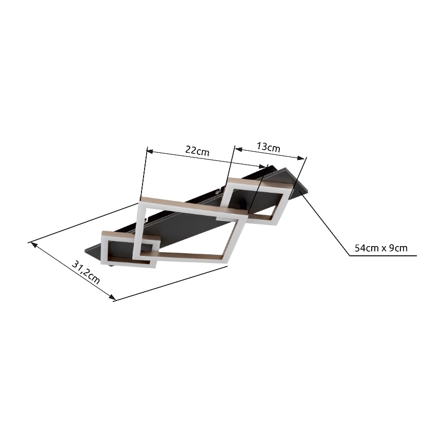 Globo - LED-Deckenleuchte LED/24W/230V