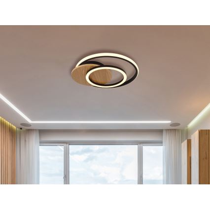 Globo - LED-Deckenleuchte LED/24W/230V schwarz