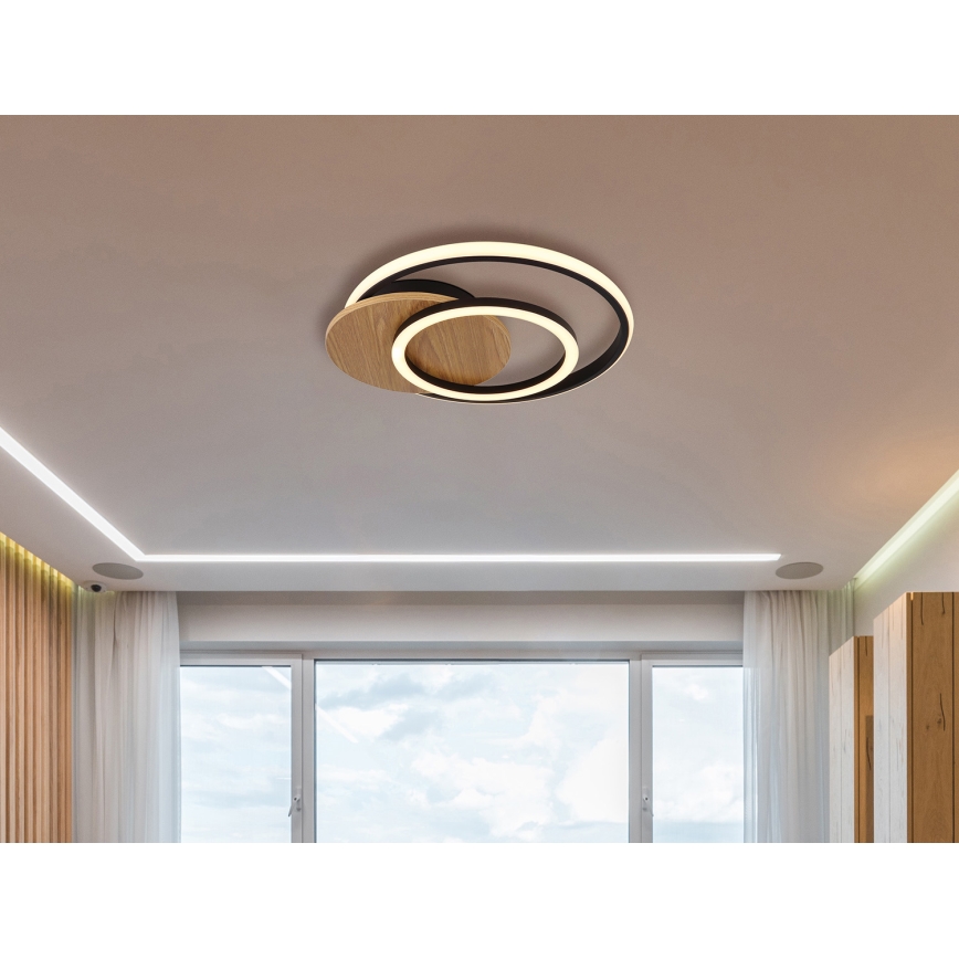 Globo - LED-Deckenleuchte LED/24W/230V schwarz