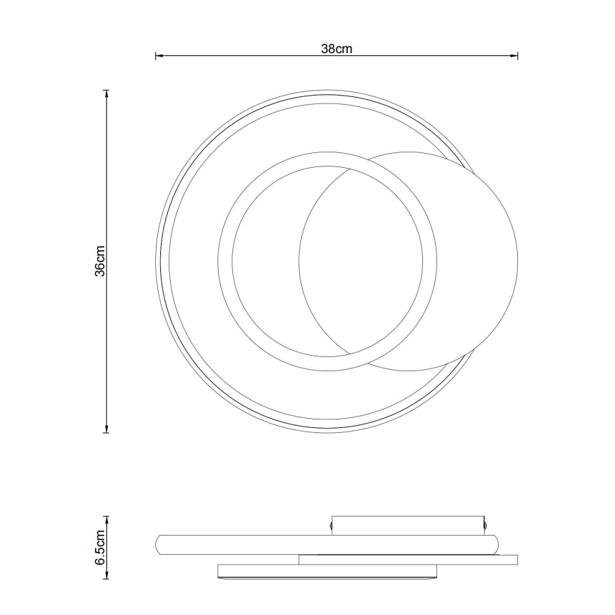 Globo - LED-Deckenleuchte LED/24W/230V