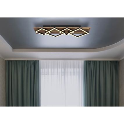 Globo - LED-Deckenleuchte LED/30W/230V + LED/12W 3000K 31x82cm