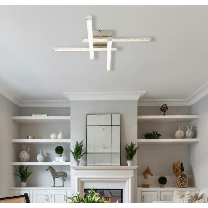 Globo - LED-Deckenleuchte LED/24W/230V 4000K matt Chrom