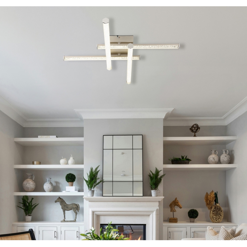 Globo - LED-Deckenleuchte LED/24W/230V 4000K matt Chrom