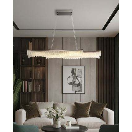 Globo - LED-Hängeleuchte LED/35W/230V 3200K matt Chrom