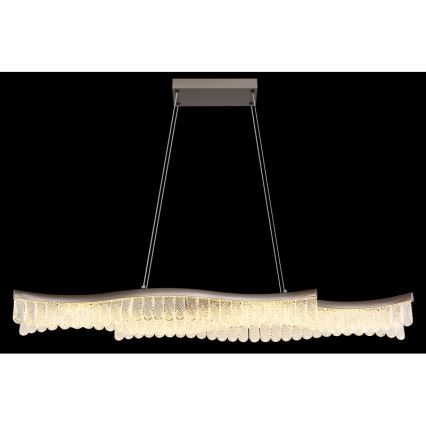 Globo - LED-Hängeleuchte LED/35W/230V 3200K matt Chrom