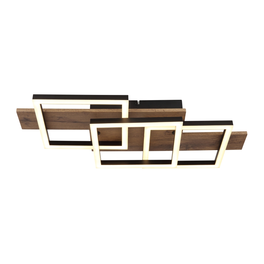 Globo - LED-Deckenleuchte LED/24W/230V 3000K 33x58 cm braun/schwarz