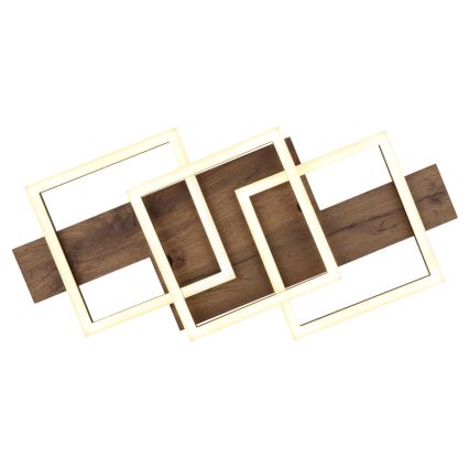 Globo - LED-Deckenleuchte LED/24W/230V 3000K 33x58 cm braun/schwarz