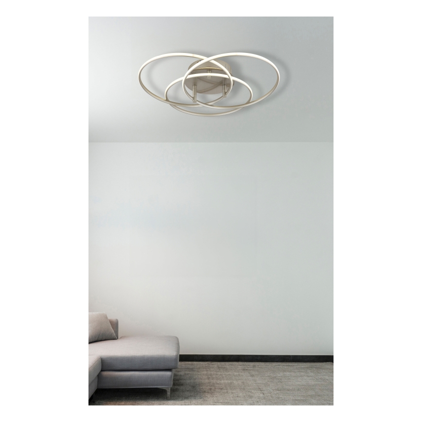 Globo - LED-Deckenleuchte LED/40W/230V 4000K d 45,6 cm matt Chrom