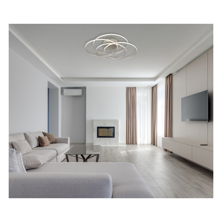 Globo - LED-Deckenleuchte LED/55W/230V 4000K d 51,5 cm matt Chrom