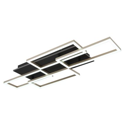 Globo - dimmbare LED-Deckenleuchte LED/40W/230V 2700-6500K 32,5x87,5 cm schwarz + Fernbedienung