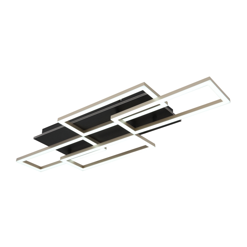 Globo - dimmbare LED-Deckenleuchte LED/40W/230V 2700-6500K 32,5x87,5 cm schwarz + Fernbedienung