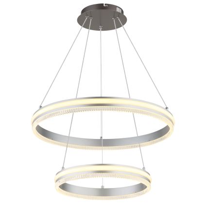 Globo - Dimmbare LED-Hängeleuchte mit Seilaufhängung LED/60W/230V 2700-6000K + Fernbedienung