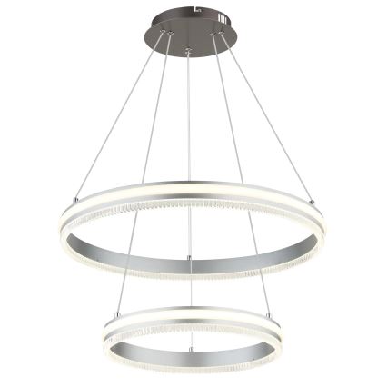 Globo - Dimmbare LED-Hängeleuchte mit Seilaufhängung LED/60W/230V 2700-6000K + Fernbedienung