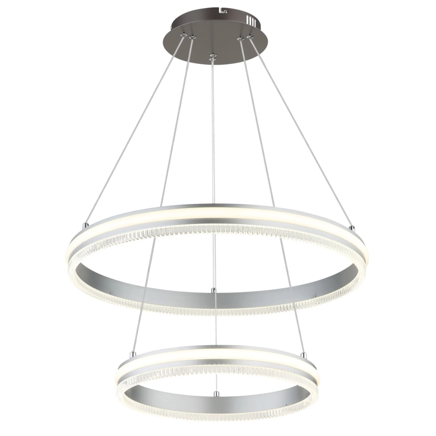 Globo - Dimmbare LED-Hängeleuchte mit Seilaufhängung LED/60W/230V 2700-6000K + Fernbedienung